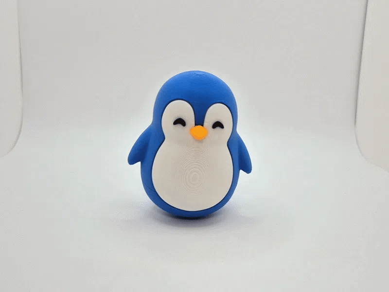 Cute Wobbly Penguin