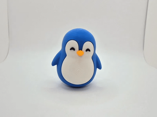 Cute Wobbly Penguin