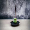 Zen Frog" Incense Holder