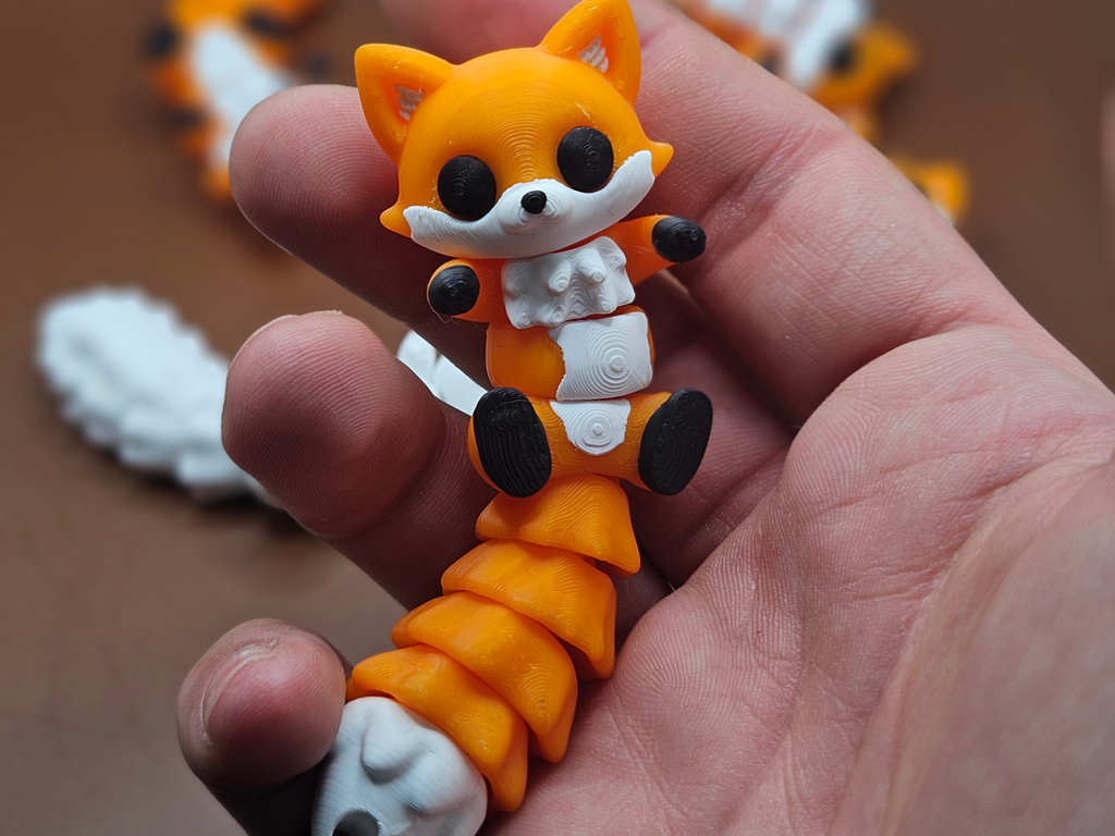 Flexi Fox Keychain