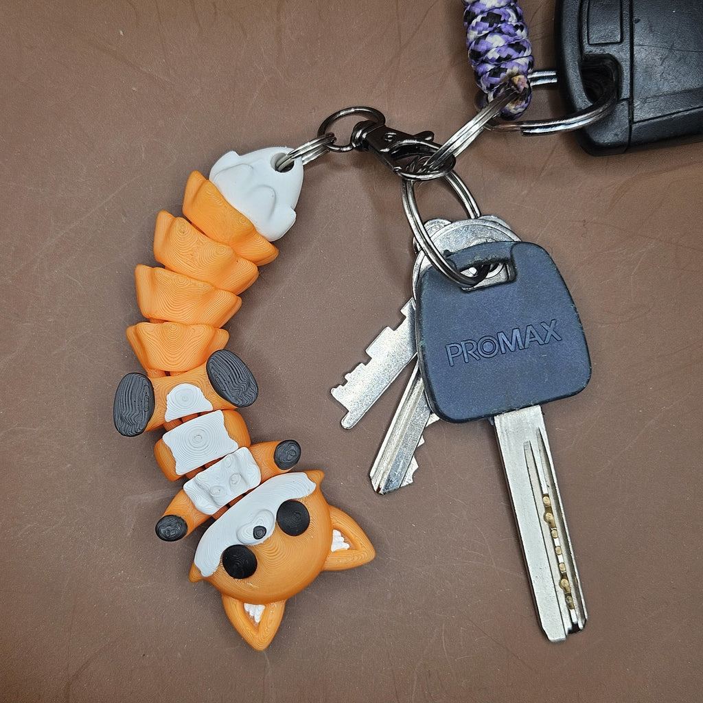 Flexi Fox Keychain