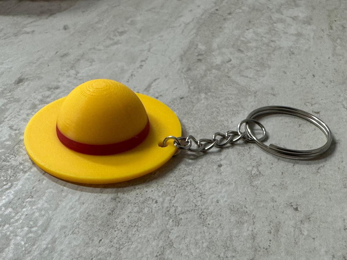 Straw Hat Keychain