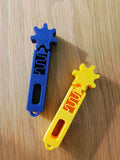 Gear Click Fidget Keychain