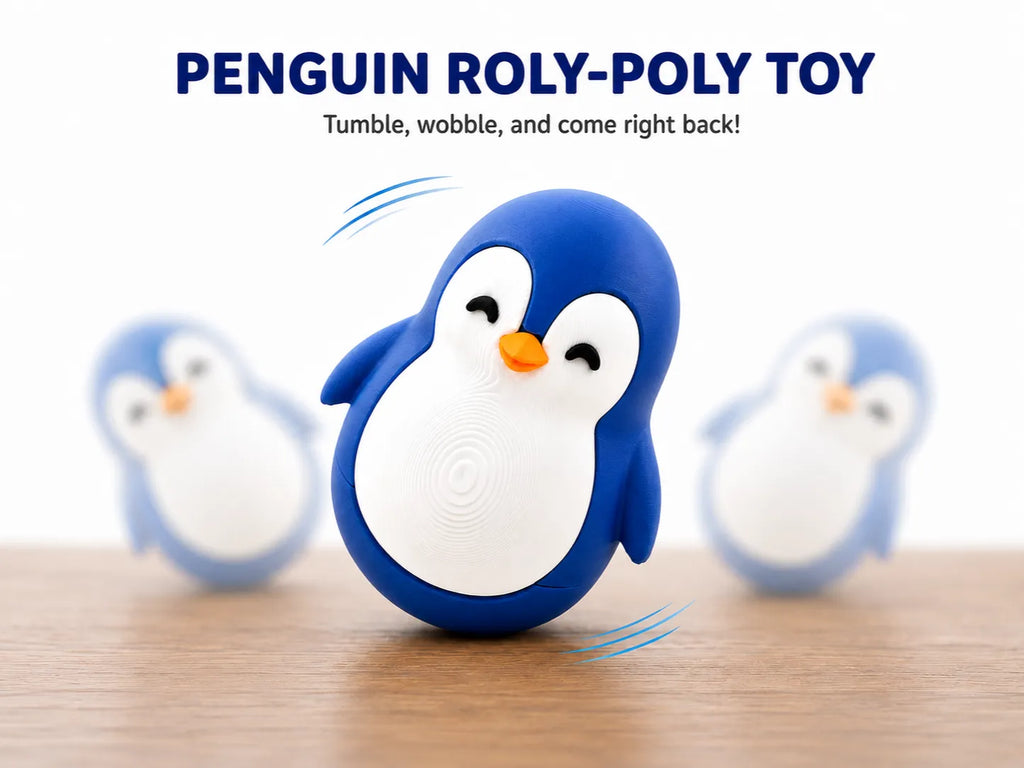 Cute Wobbly Penguin